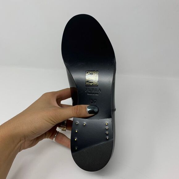 NEW furla amy patent leather lace up - Picture 9 of 10